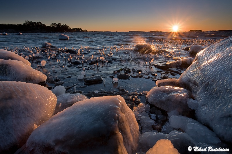 Auringonnousu, Kallahdenniemi, Helsinki Auringonnousu, Kallahdenniemi, Helsinki