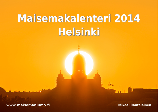 Maisemakalenteri Helsingistä - Kansikuva