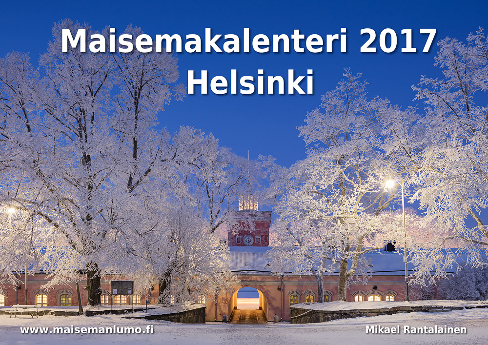 Helsinki seinäkalenteri 2017 - Kansilehti