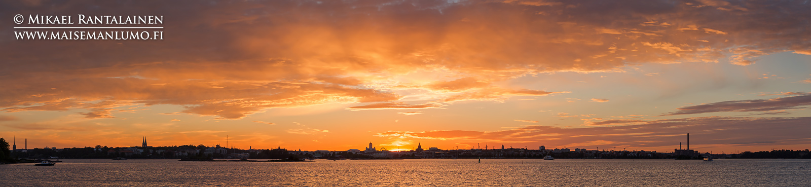 Auringonlasku Suomenlinnasta, Helsinki (HP131)