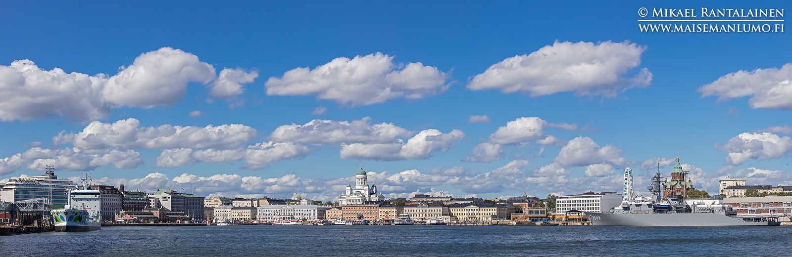 Helsingin siluetti Vallisaaren lautalta (HP200)