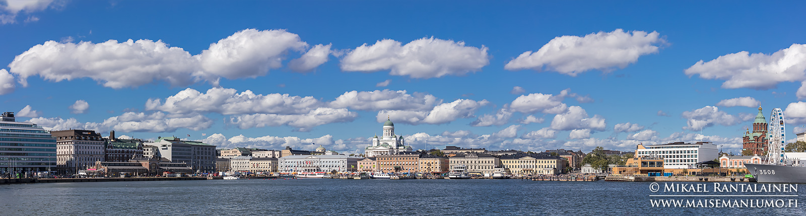 Helsingin siluetti Vallisaaren lautalta (HP201)