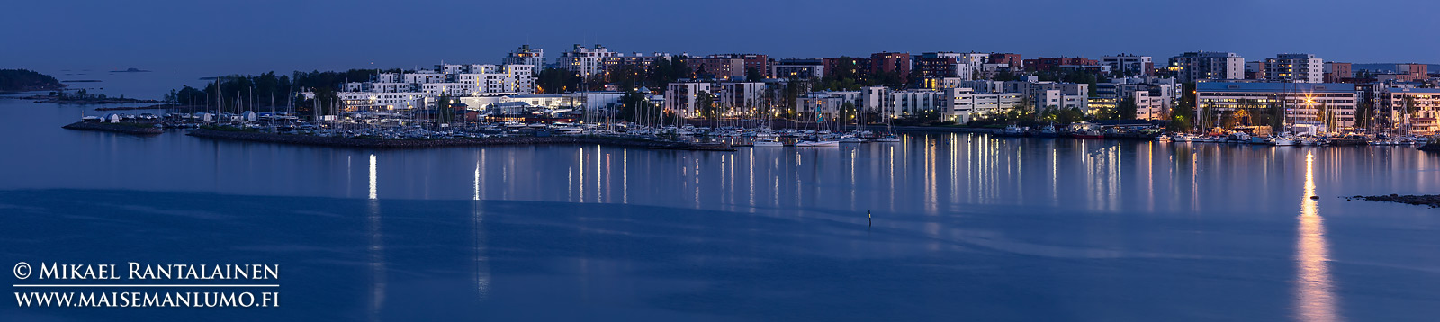 Lauttasaari panoraama Kaapelitehtaan katolta, Helsinki (HP187)