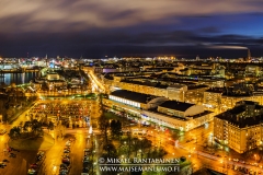 Panoraama Olympiastadionin tornista, Helsinki (HP124)