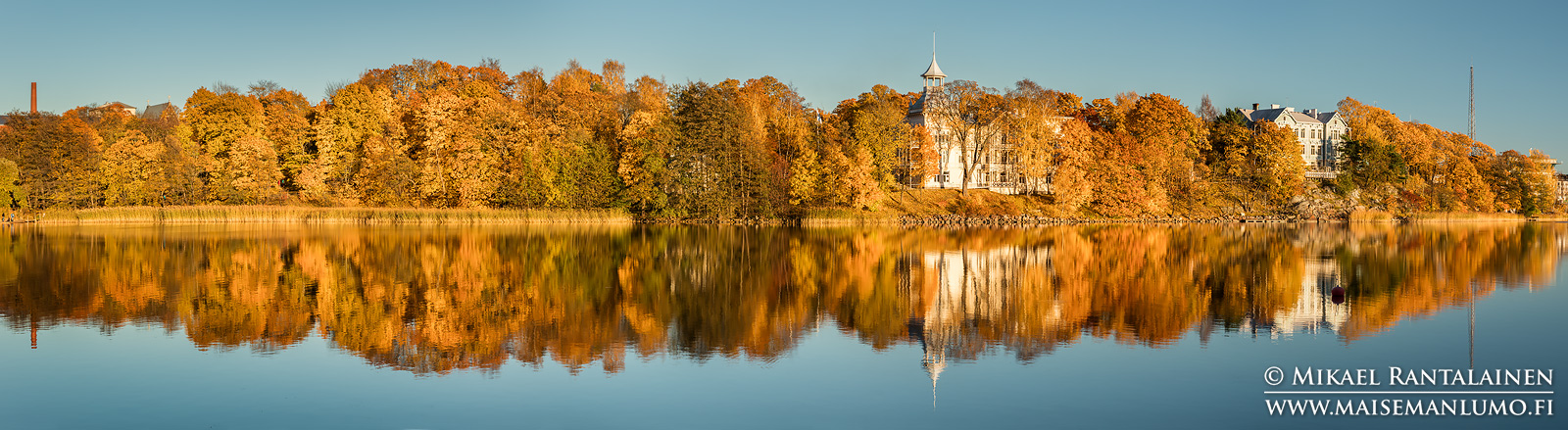 Ruskaa Töölönlahdella, Helsinki (HP166)