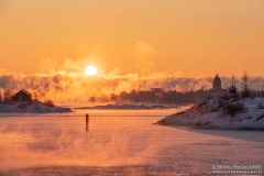 Ryssänsaari, Suomenlinna ja Valkosaari Suomenlinnan lautalta, Helsinki (HT2114)