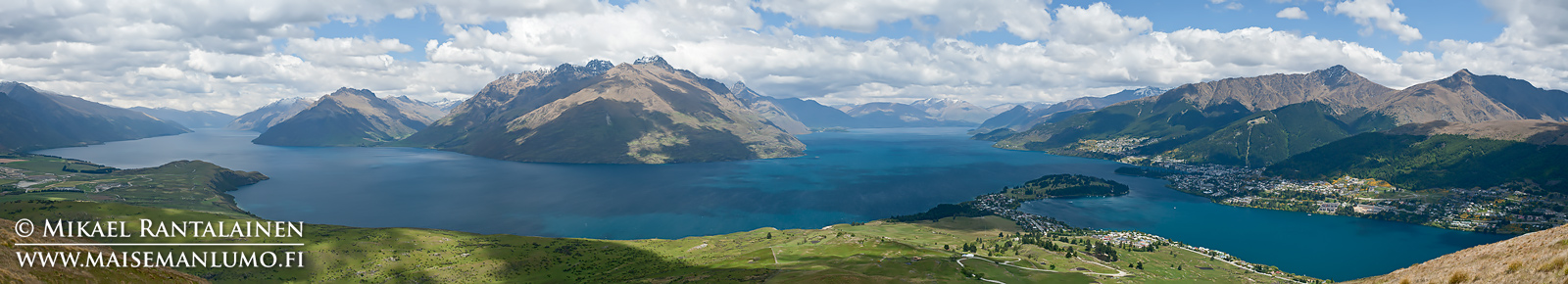 Wakatipu-järvi ja Queenstown, Uusi-Seelanti (PU105)