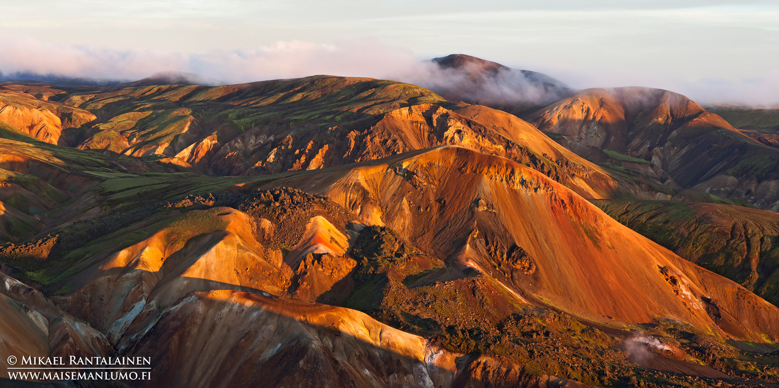 Brennisteinsalda Bláhnúkur:lta, Landmannalaugar, Islanti (PU109)