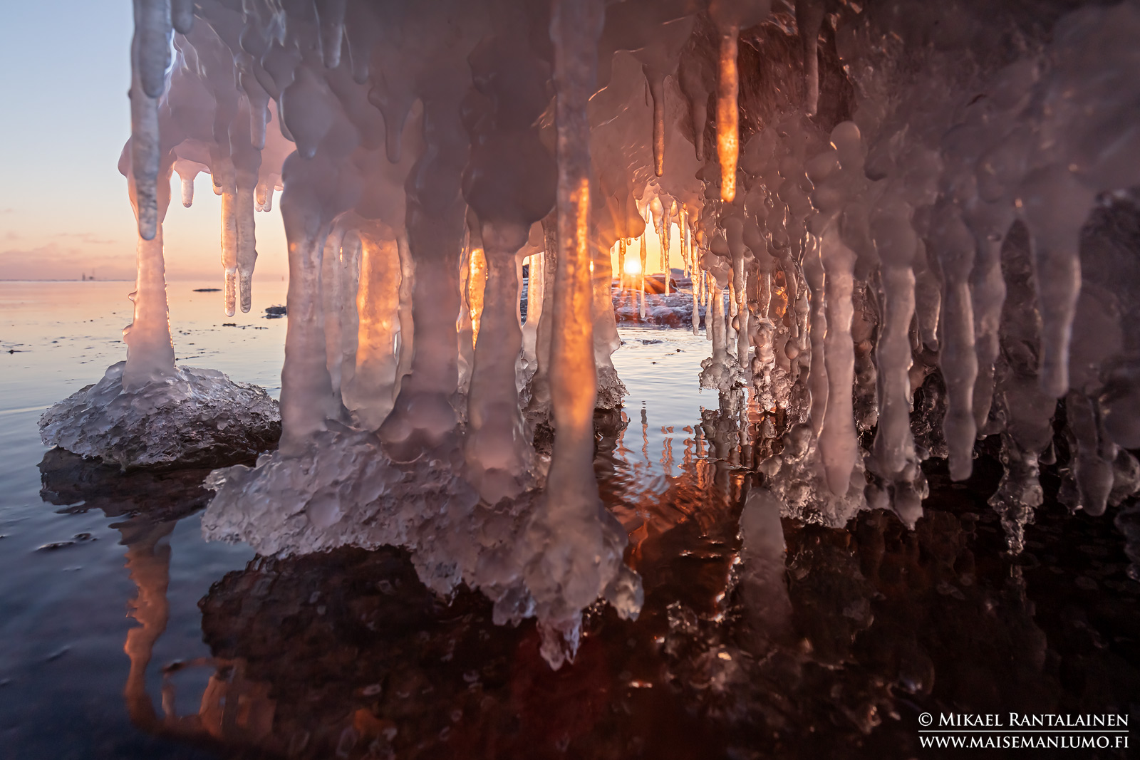 Jääpuikkoja, Kustaanmiekka, Suomenlinna, Helsinki