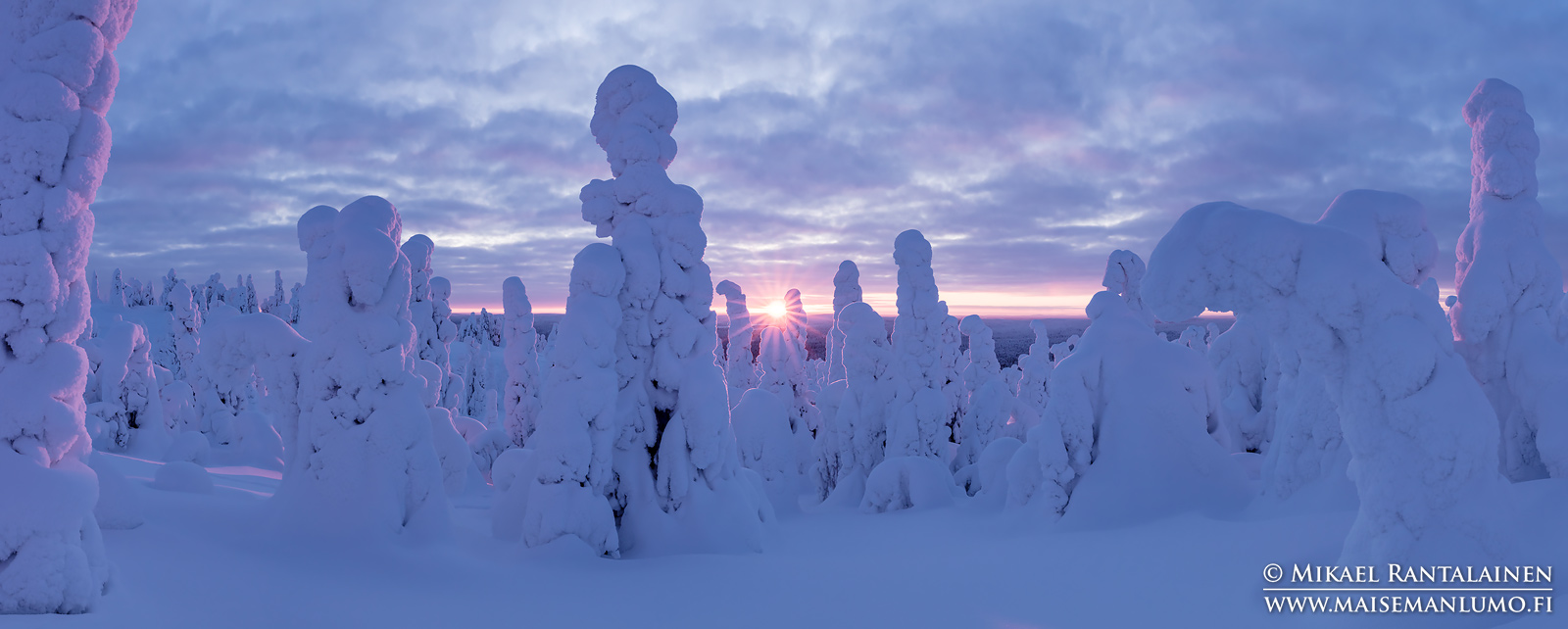 Auringonlasku Riisitunturilla, Posio (RT464)